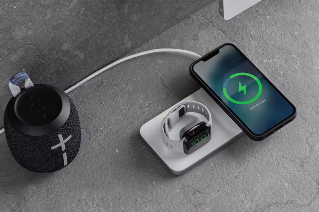 Nomad base de carga inalámbrica MagSafe 15W Base One Max Apple Watch